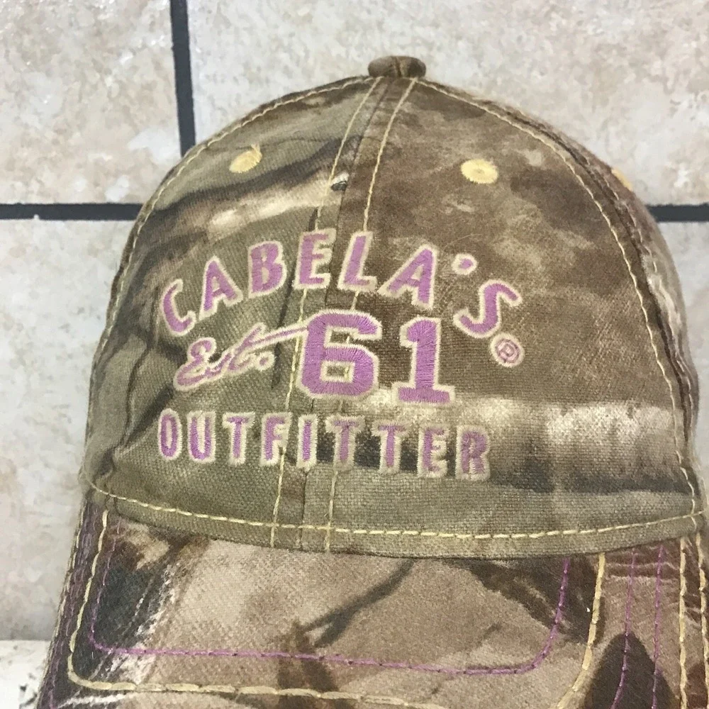 Cabelas Youth Hat Classic Camo Adjustable Ball Cap Hunter Outdoor